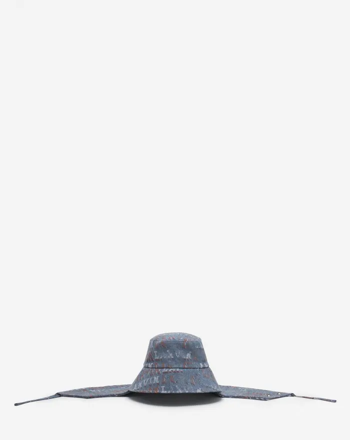 Denim Fisherman Hat Light Blue Women Lanvin Hats