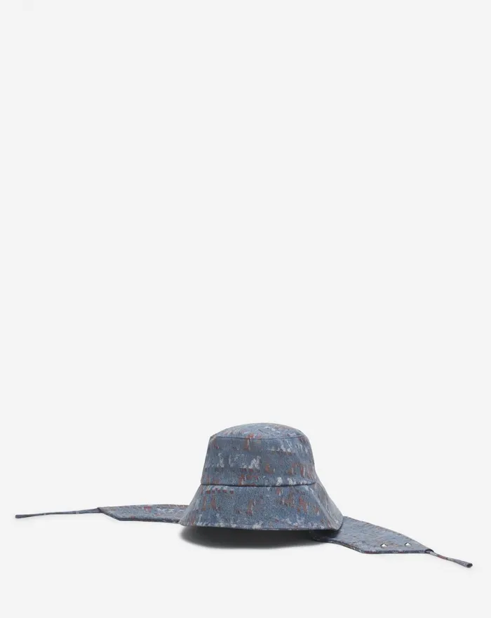 Denim Fisherman Hat Light Blue Women Lanvin Hats
