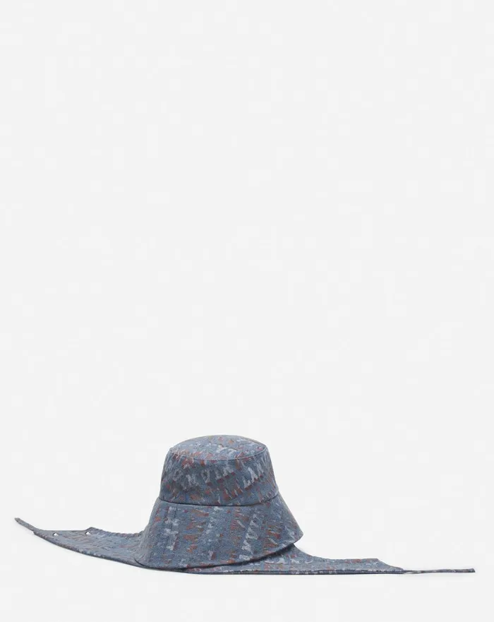 Denim Fisherman Hat Light Blue Women Lanvin Hats