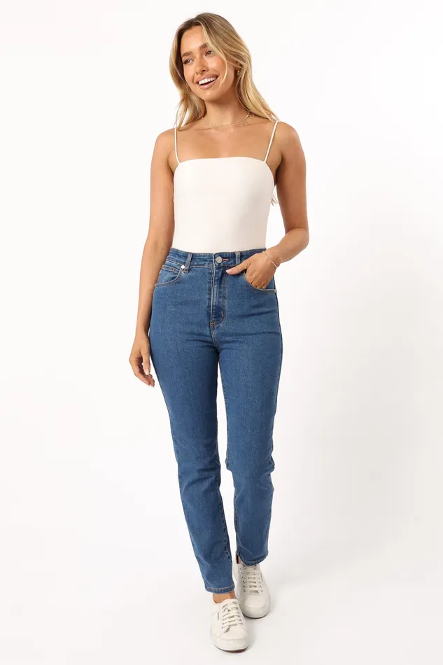 Denim Women Abrand 94 High Slim Jeans 8211 Liliana Mid Blue Liliana Mid Blue petalandpup