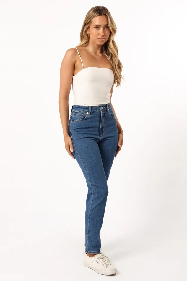 Denim Women Abrand 94 High Slim Jeans 8211 Liliana Mid Blue Liliana Mid Blue petalandpup