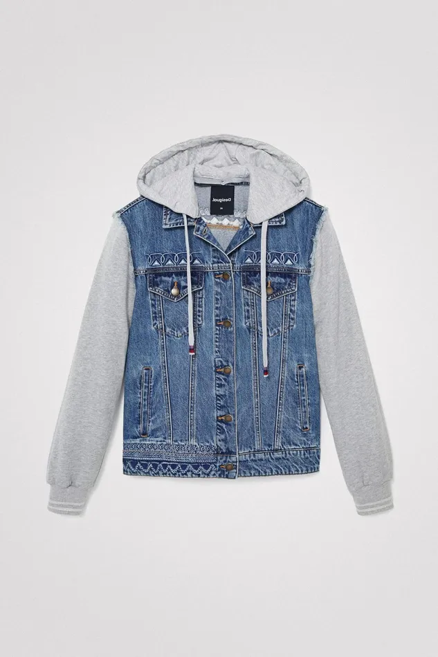 Desigual Birds Of Paradise Hybrid Jacket Women Jackets