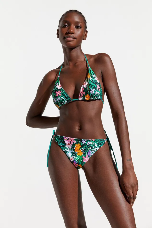 Desigual Floral Bikini Bottoms Women Swimwear