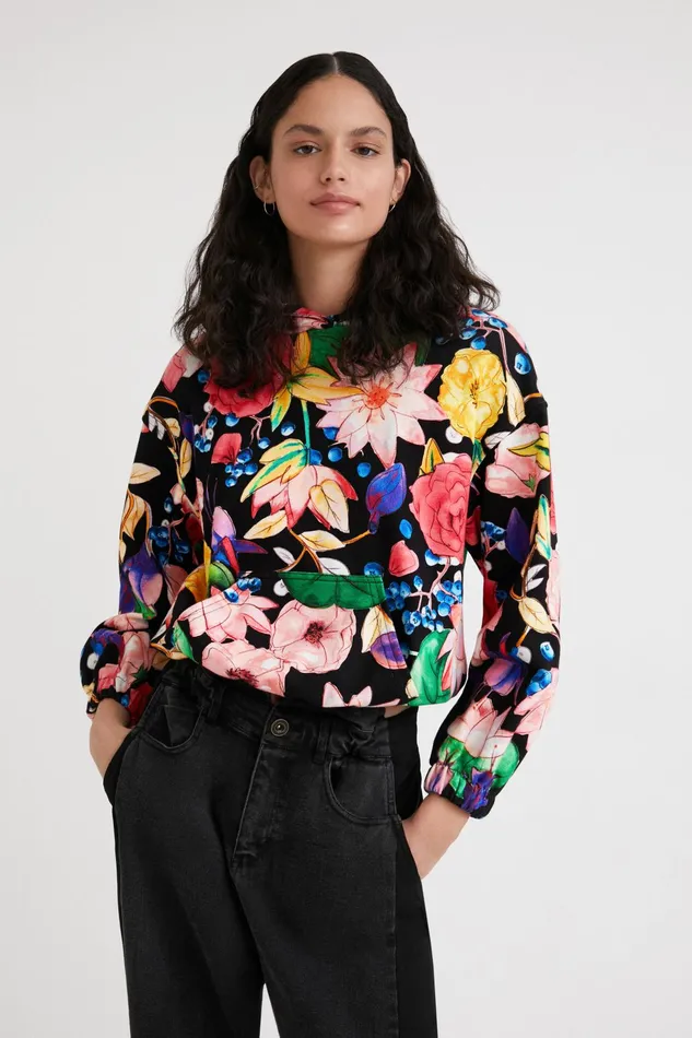 Desigual Floral Sweatshirt Women Sweatshirts