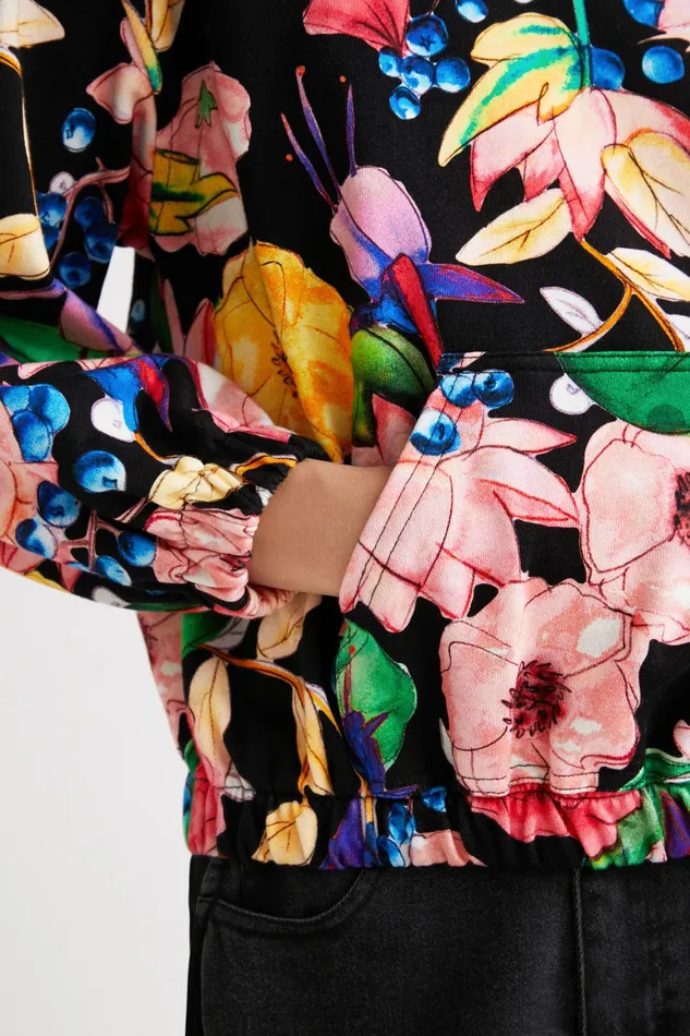 Desigual Floral Sweatshirt Women Sweatshirts