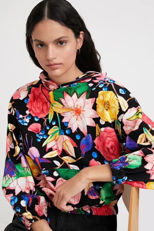 Desigual Floral Sweatshirt Women Sweatshirts