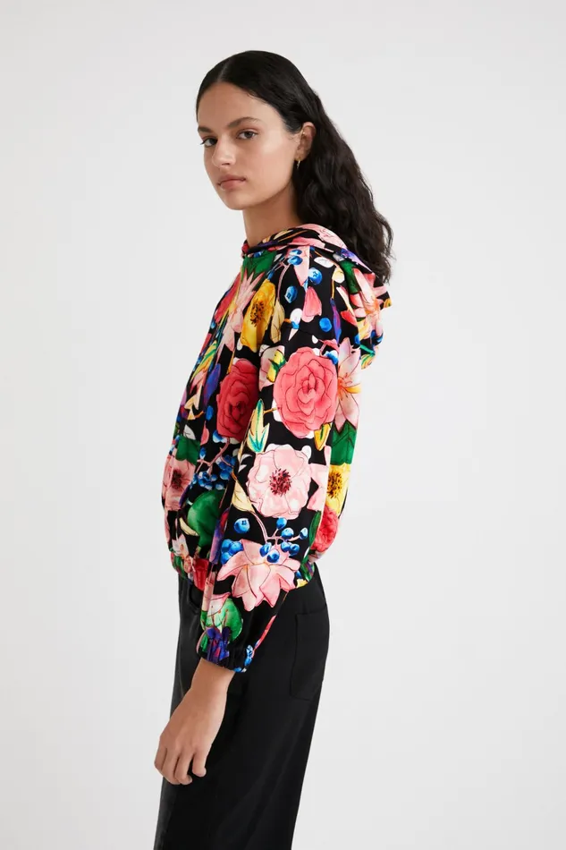 Desigual Floral Sweatshirt Women Sweatshirts