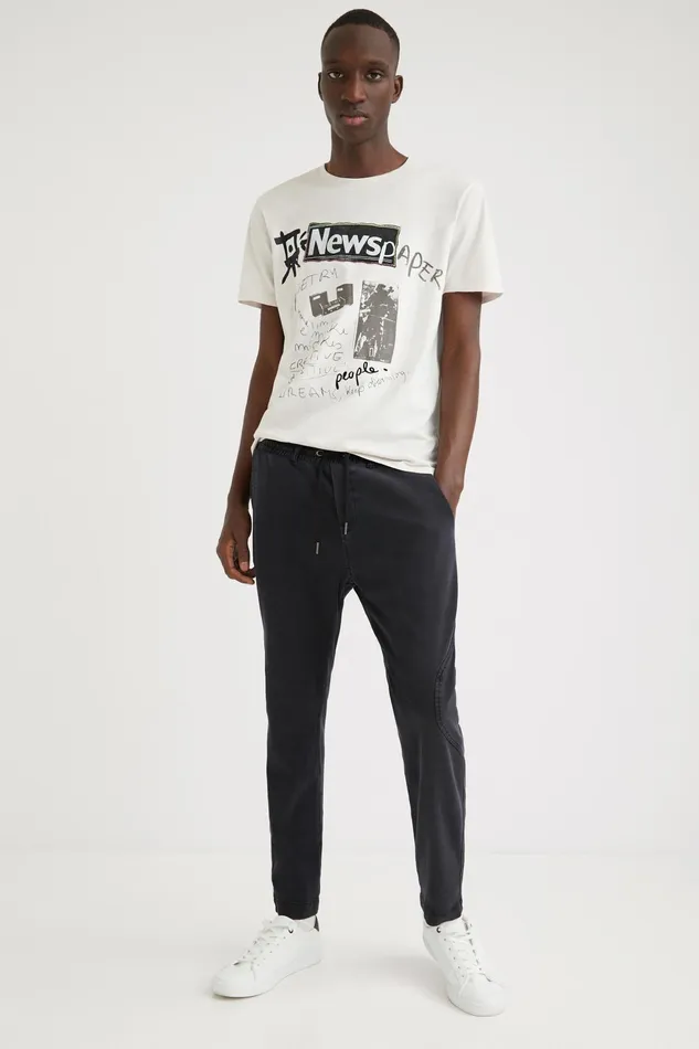 Desigual Lead Joggers Mens Jeans and Pants