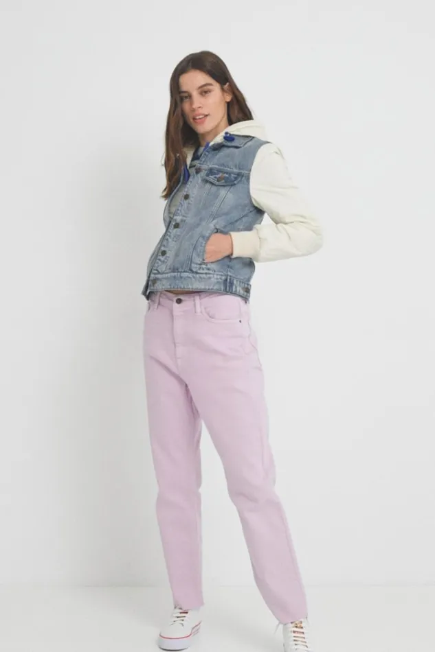 Desigual Quilted Denim Jacket Women Jackets