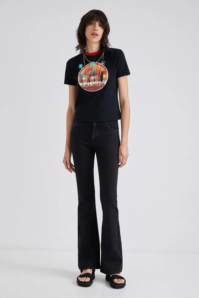 Desigual Shortsleeve Goa Tshirt Women Tshirts