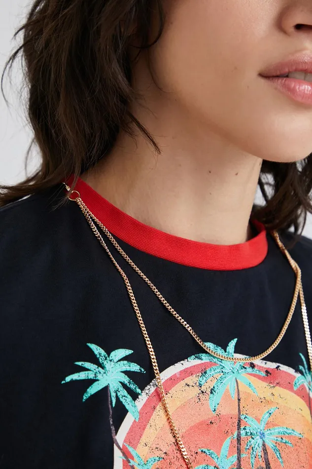 Desigual Shortsleeve Goa Tshirt Women Tshirts