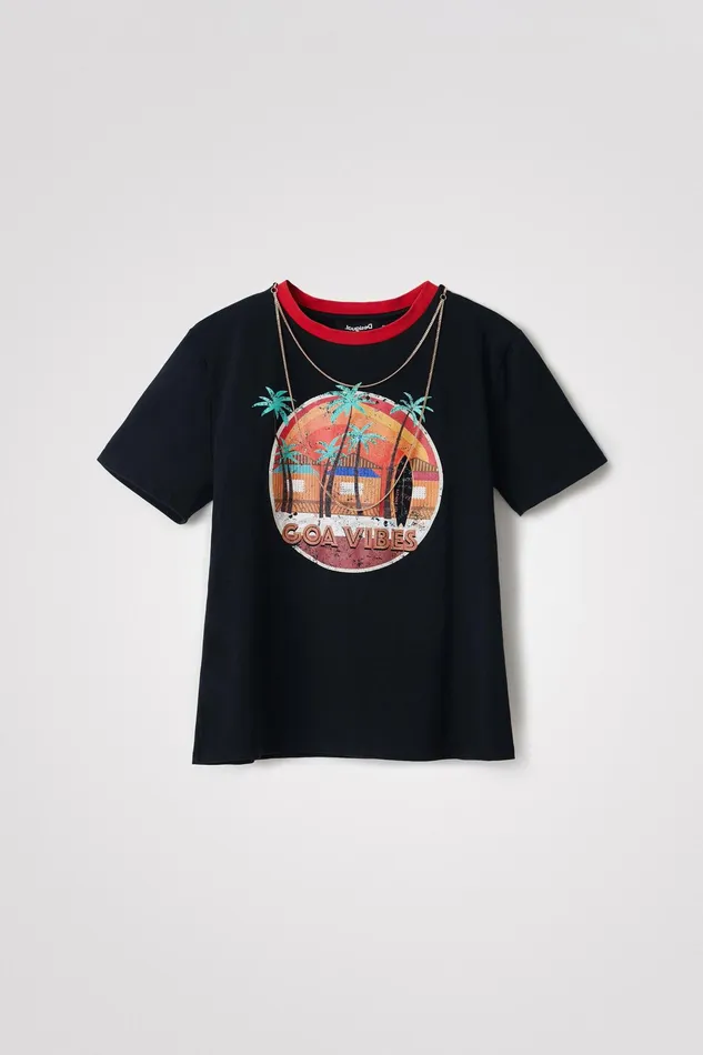 Desigual Shortsleeve Goa Tshirt Women Tshirts