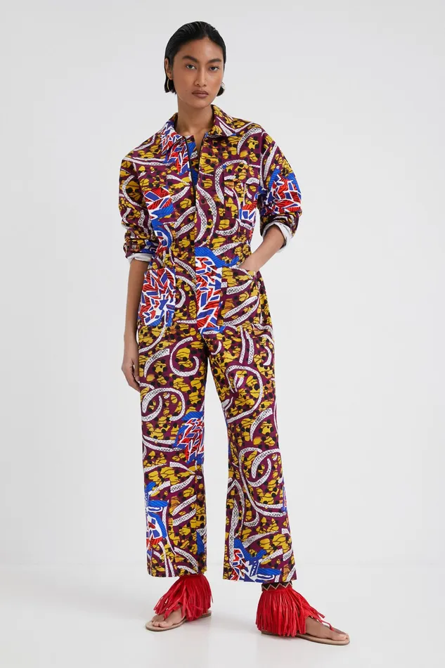 Desigual Stella Jean Long Jumpsuit Women Pants and Leggings