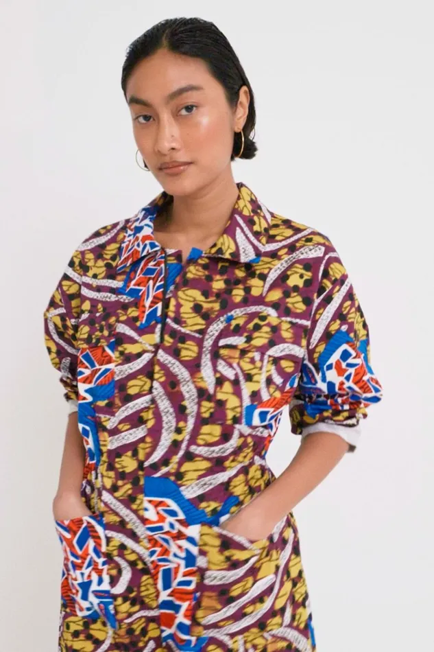 Desigual Stella Jean Long Jumpsuit Women Pants and Leggings