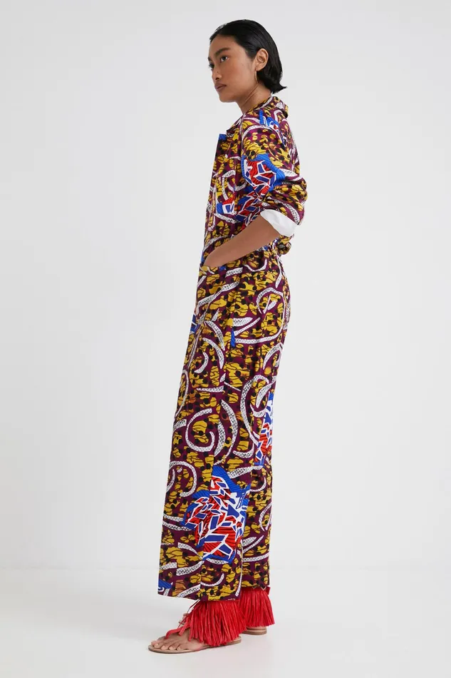 Desigual Stella Jean Long Jumpsuit Women Pants and Leggings