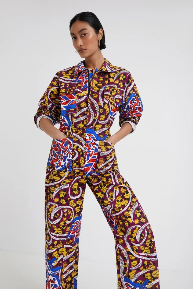 Desigual Stella Jean Long Jumpsuit Women Pants and Leggings