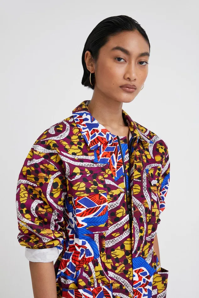 Desigual Stella Jean Long Jumpsuit Women Pants and Leggings