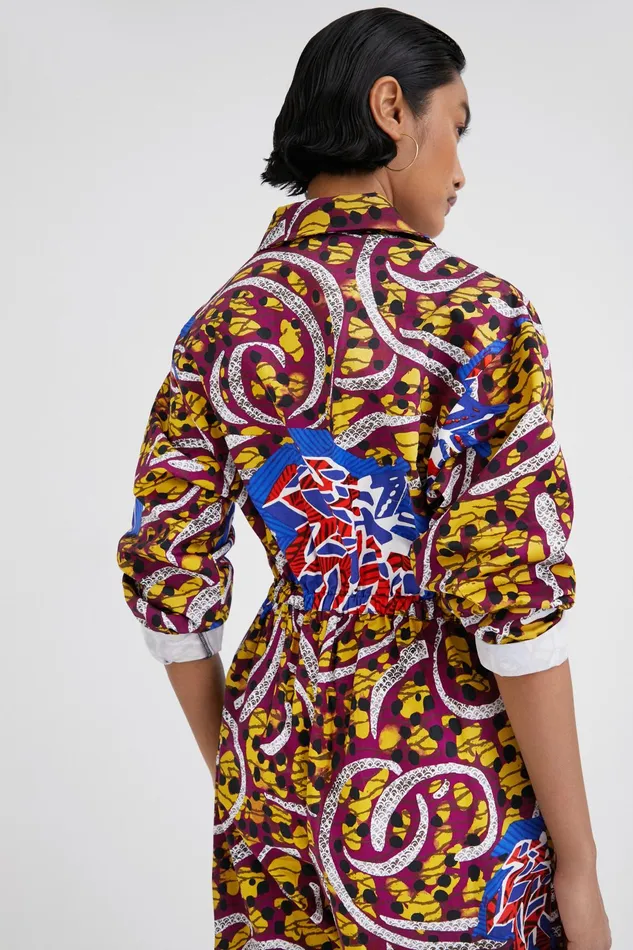 Desigual Stella Jean Long Jumpsuit Women Pants and Leggings