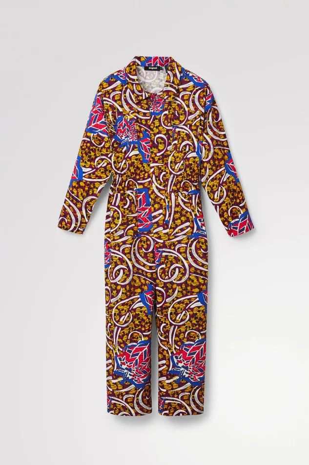 Desigual Stella Jean Long Jumpsuit Women Pants and Leggings