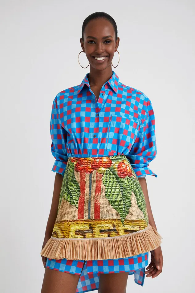 Desigual Stella Jean Short Skirt Women Skirts and Shorts