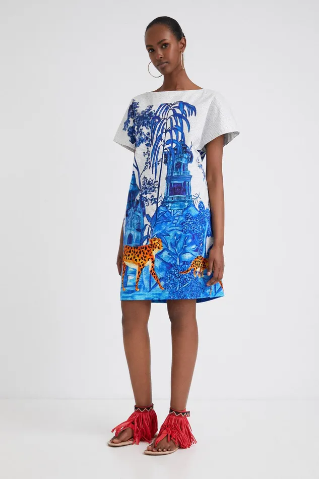 Desigual Stella Jean Short Tunic Women Dresses