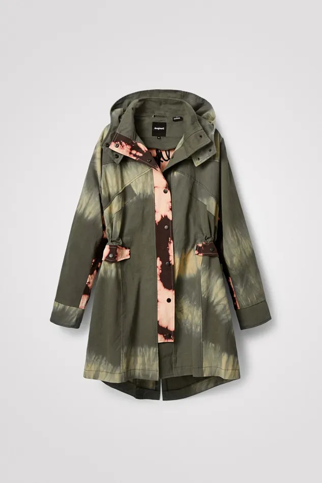 Desigual Tiedye Parka Women Jackets