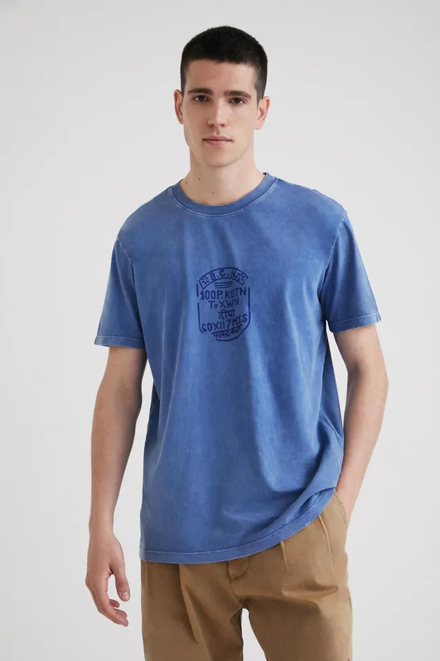 Desigual Tribal Seal Tshirt Mens Tshirt and Polos