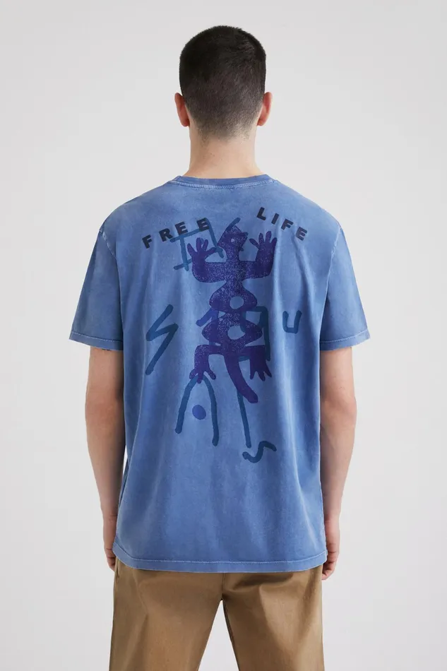 Desigual Tribal Seal Tshirt Mens Tshirt and Polos