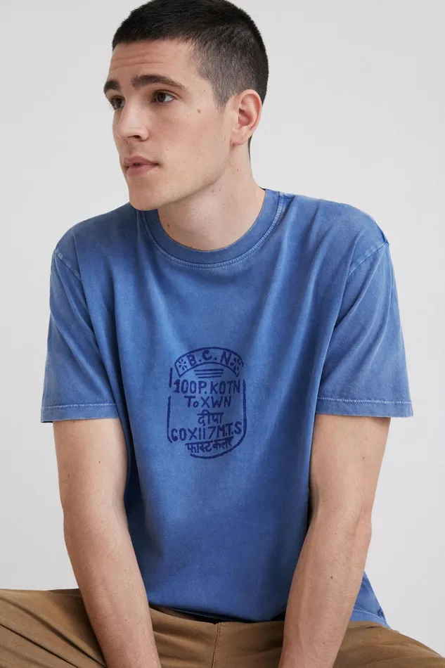 Desigual Tribal Seal Tshirt Mens Tshirt and Polos