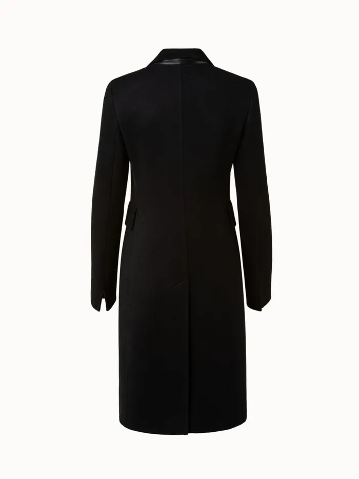 DoubleFace Cashmere Coat Black Women Akris Coats