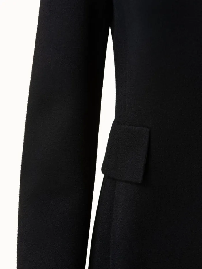 DoubleFace Cashmere Coat Black Women Akris Coats