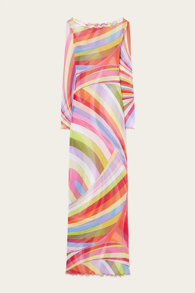 Dresses Women PUCCI IridePrint Tulle Dress