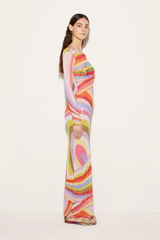 Dresses Women PUCCI IridePrint Tulle Dress