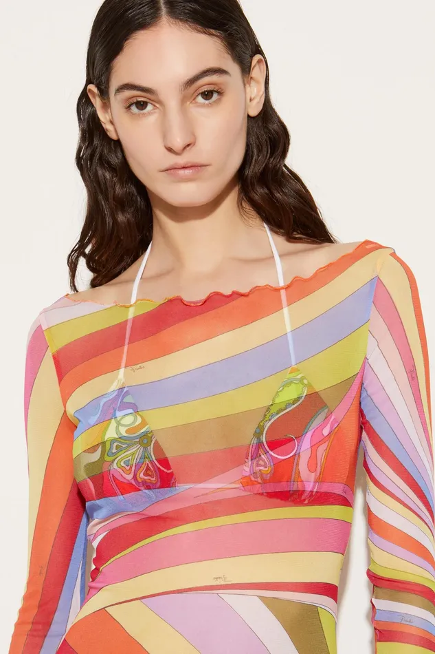 Dresses Women PUCCI IridePrint Tulle Dress