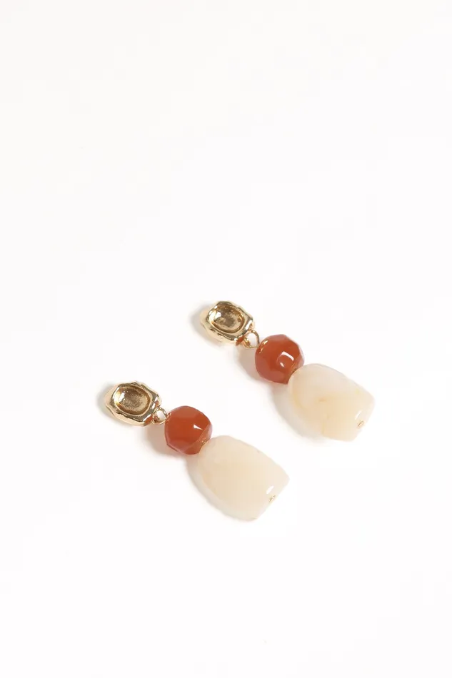 Earrings petalandpup Women Sofie Earrings 8211 GoldBrown GoldBrown