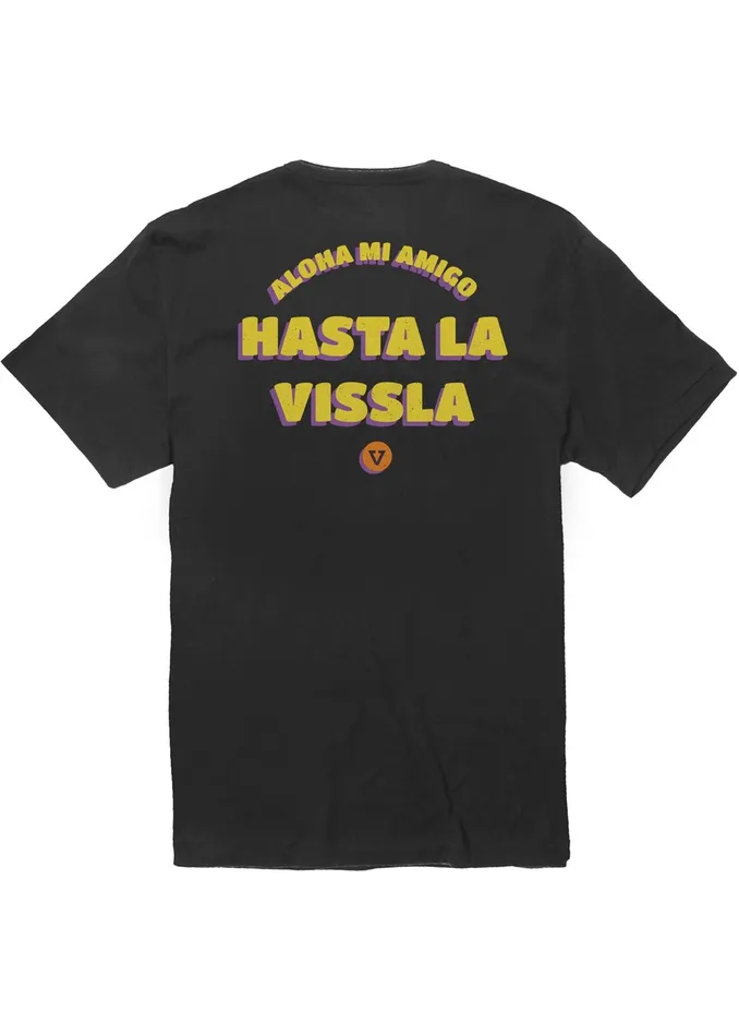 Eco Tees Vissla Men Hasta La Vissla Organic Pkt Tee Phantom