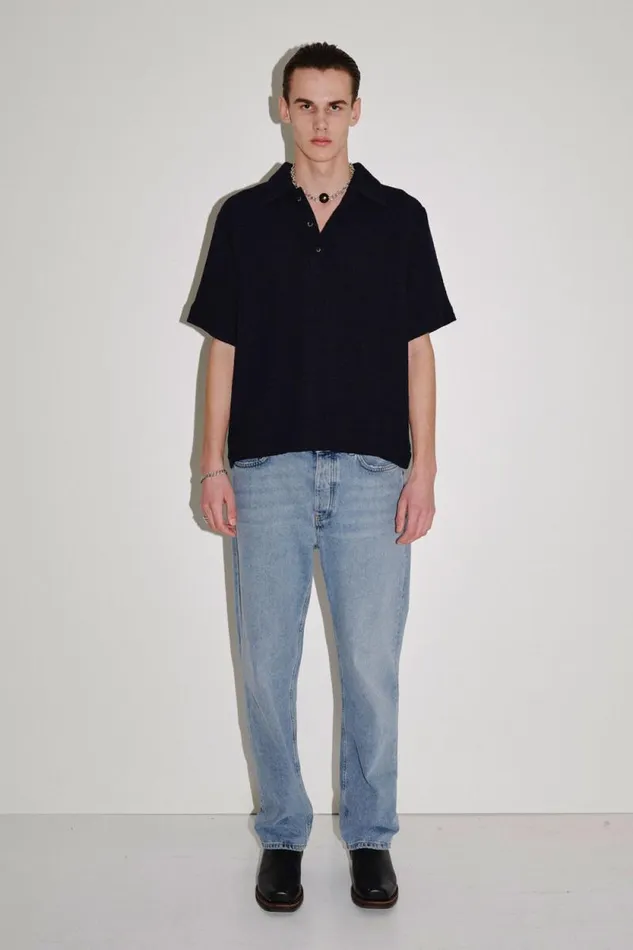 Eddie SS 8211 Dark Sapphire Men Won Hundred Shirts