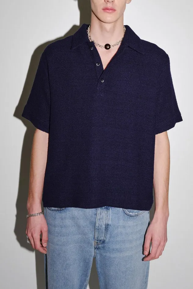 Eddie SS 8211 Dark Sapphire Men Won Hundred Shirts