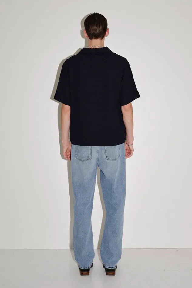Eddie SS 8211 Dark Sapphire Men Won Hundred Shirts