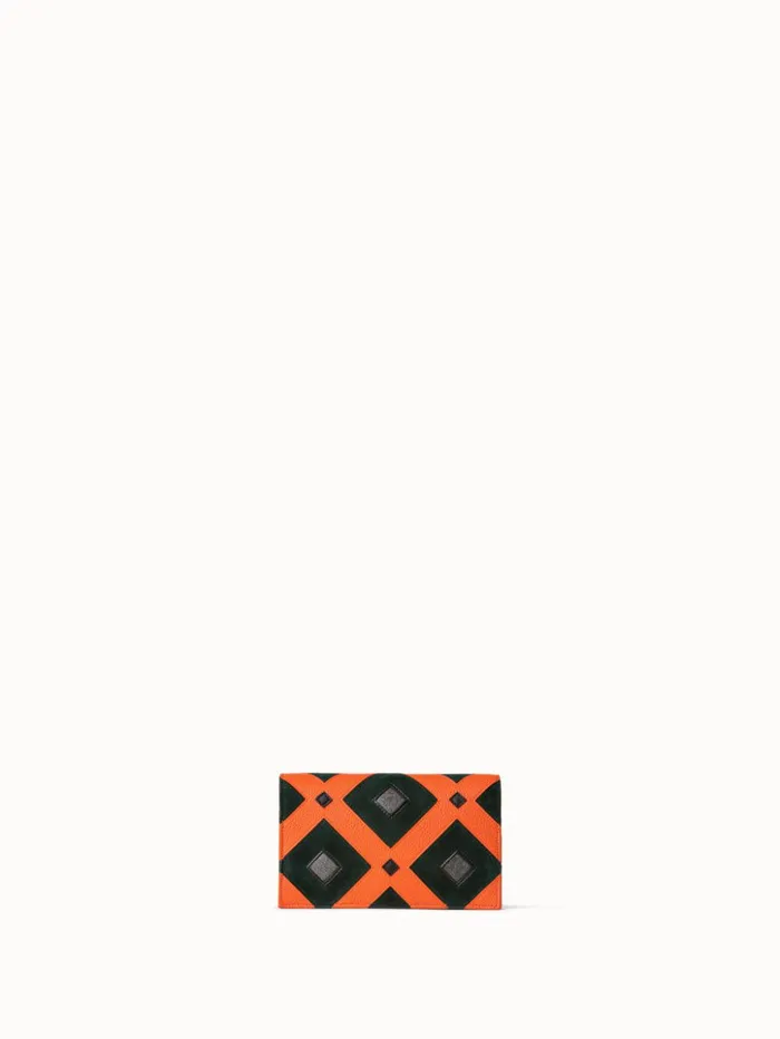Envelope In Tiled Roof Patchwork Mulitcolor Women Akris Shoulder Bags