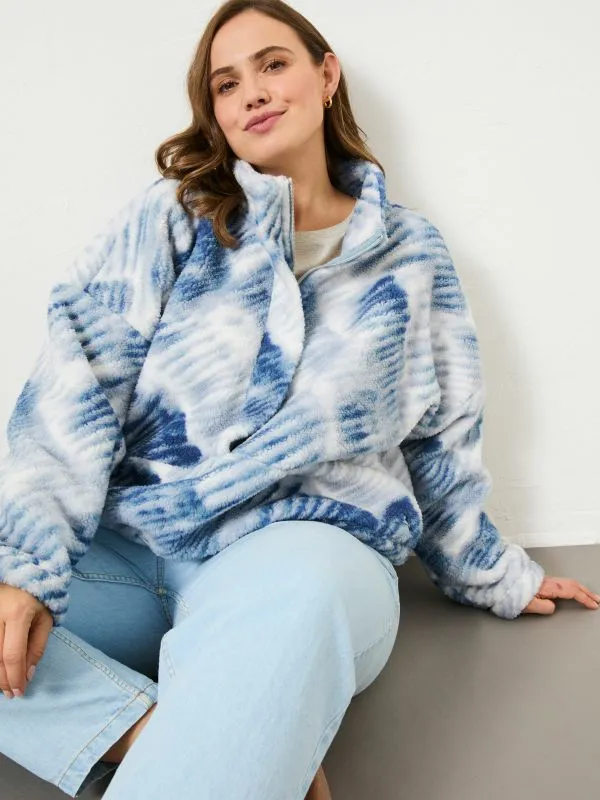 Fat Face Coats and Jackets Women Blue Storm Fleece