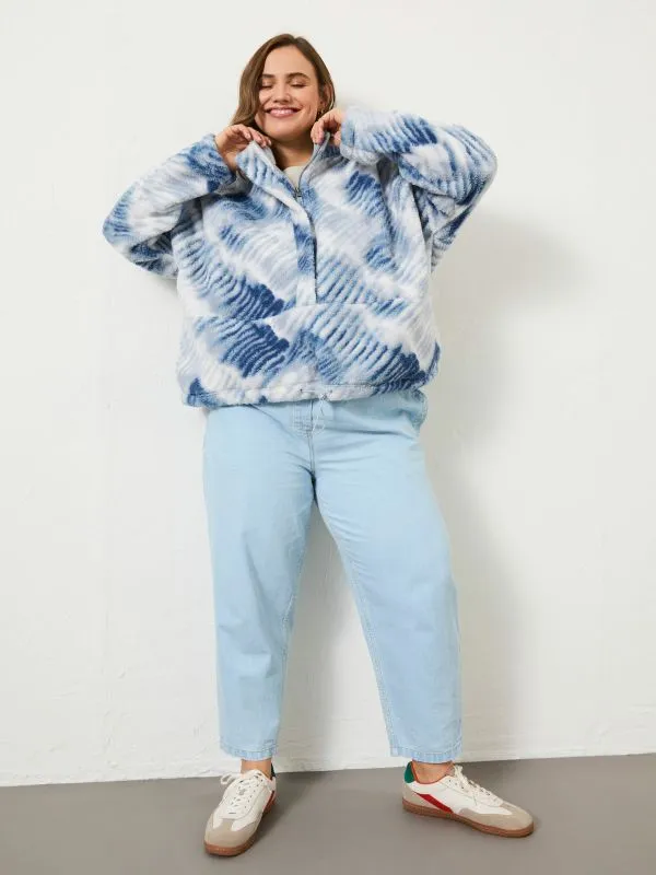 Fat Face Coats and Jackets Women Blue Storm Fleece