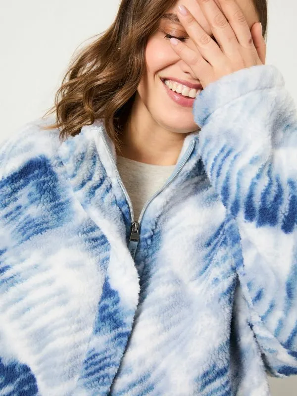 Fat Face Coats and Jackets Women Blue Storm Fleece