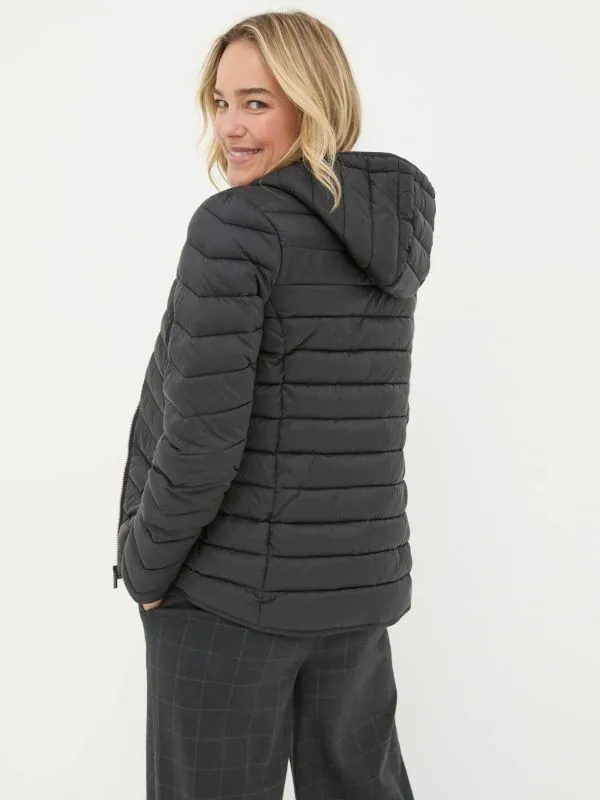 Fat Face Coats and Jackets Women Ruby Black Lightweight Puffer Jacket