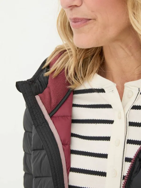 Fat Face Coats and Jackets Women Ruby Black Lightweight Puffer Jacket