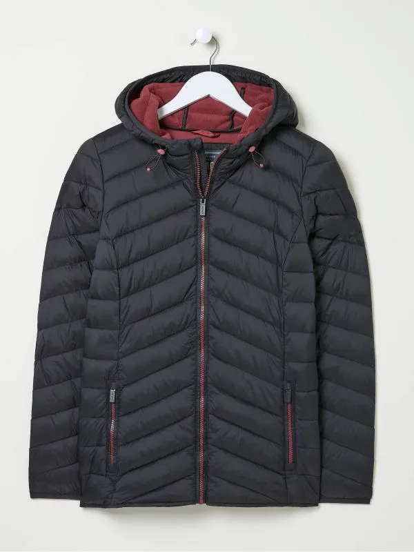 Fat Face Coats and Jackets Women Ruby Black Lightweight Puffer Jacket