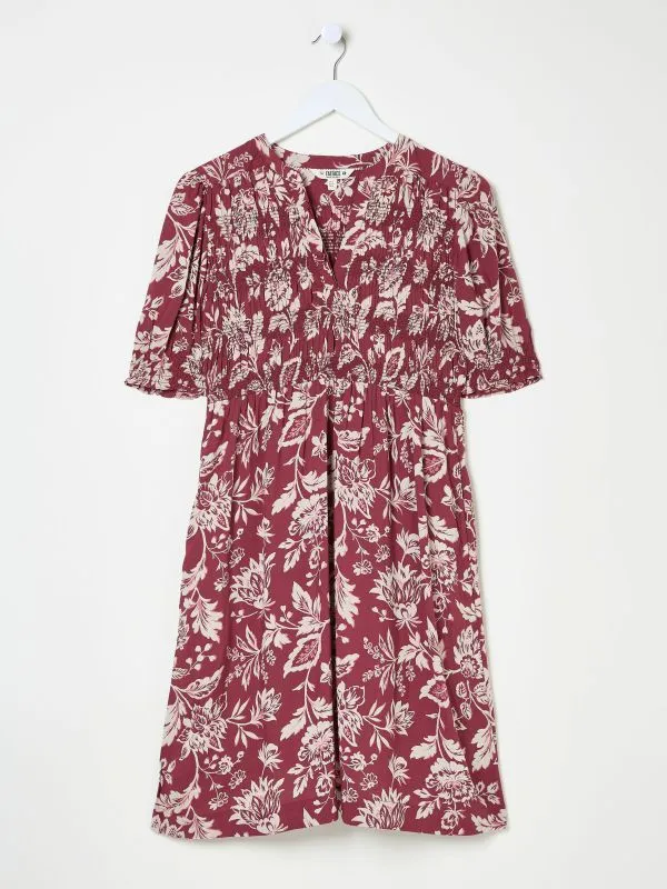 Fat Face Dresses Women Burgundy Red Juniper Dress
