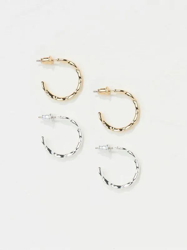 Fat Face Jewellery Women Multi Hoop Earrings