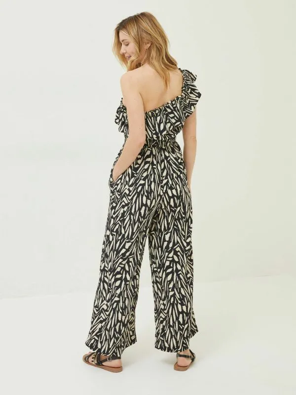 Fat Face Jumpsuits and Playsuits Women Black Painstroke Stella Jumpsuit