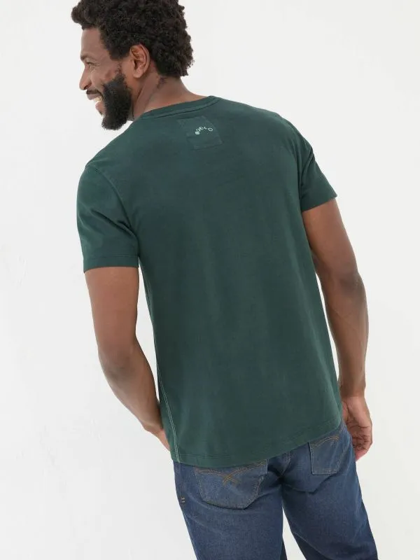 Fat Face Loungewear Men Dark Teal Dark Skies Out Of Office TShirt